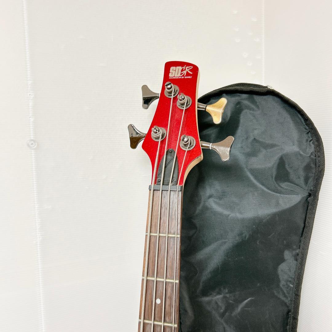 美品 Ibanez アイバニーズ SR300E アクティブベース レッド