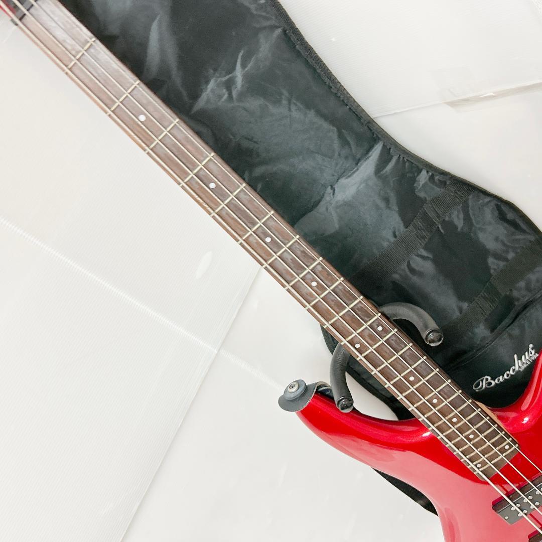 美品 Ibanez アイバニーズ SR300E アクティブベース レッド