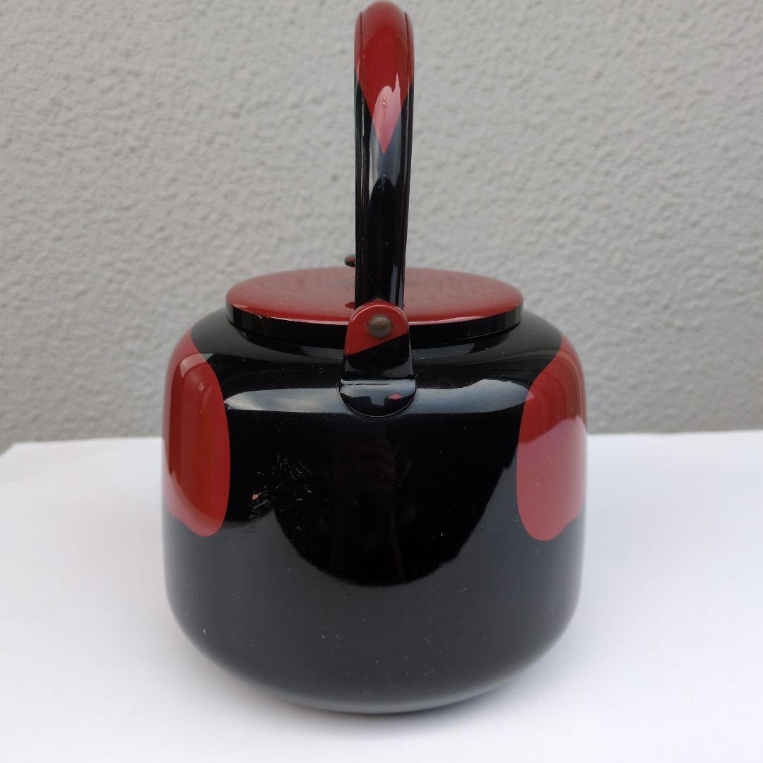 表千家用　水注やかん　腰黒