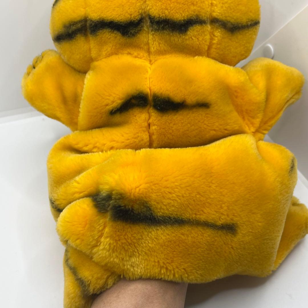 ガーフィールド　80S パペット人形　ぬいぐるみ　レトロ　アメコミ　当時物　傷有