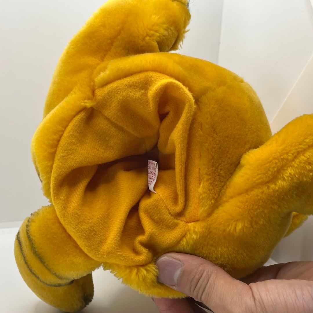 ガーフィールド　80S パペット人形　ぬいぐるみ　レトロ　アメコミ　当時物　傷有