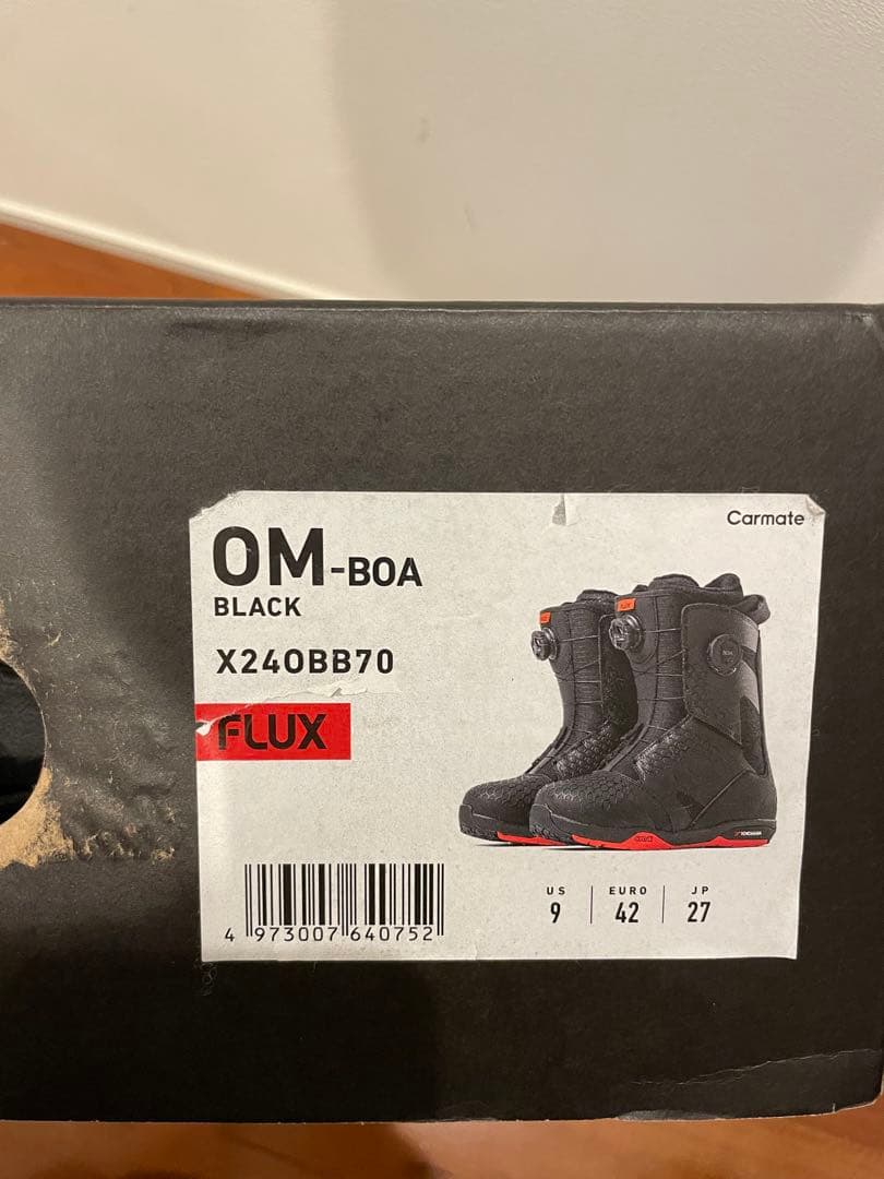 FLUX OM-BOA スノーボードブーツ 27サイズ ブラック