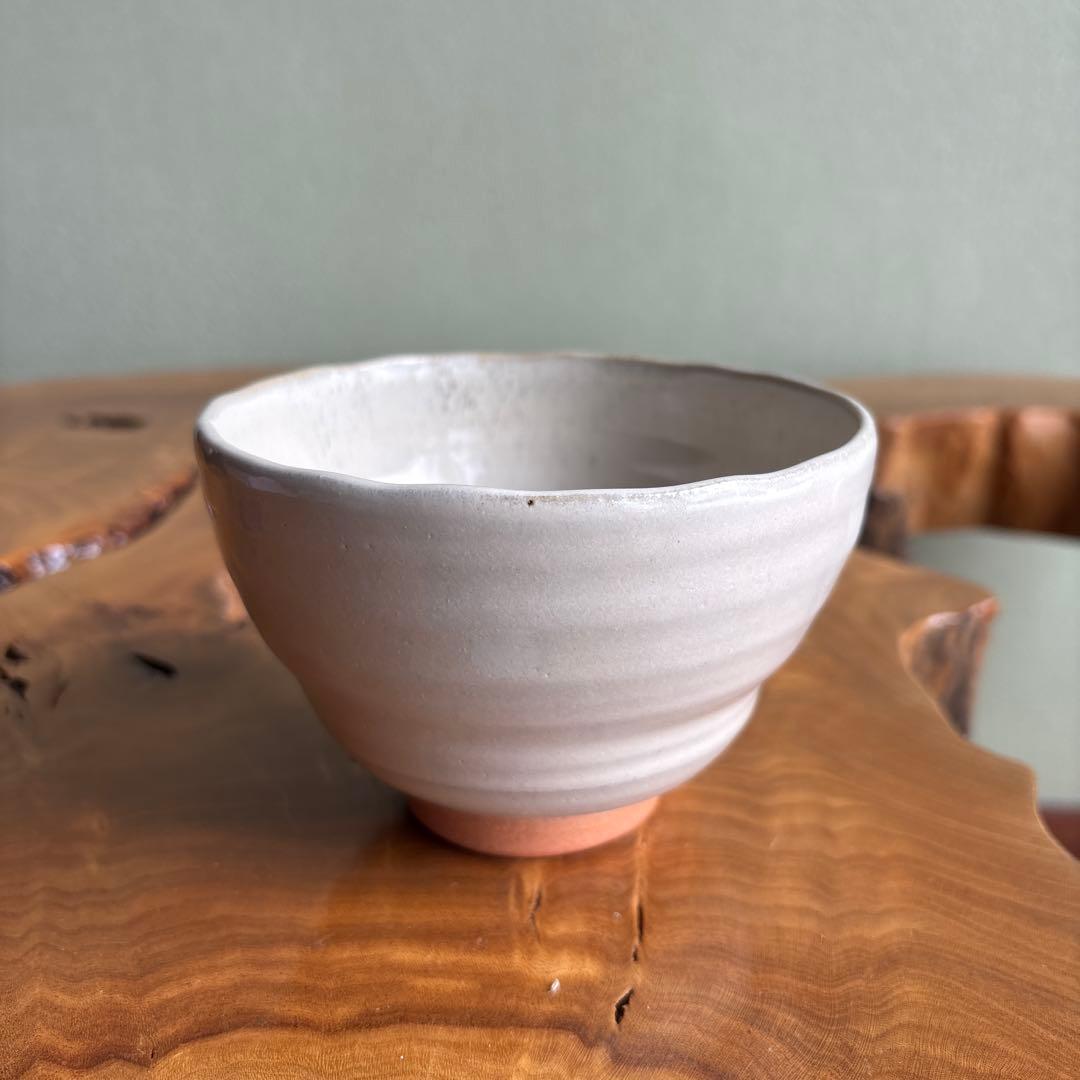 香舟造 西尾茂 「流釉茶碗 銘片男波」抹茶碗 茶道具 共箱（10t）