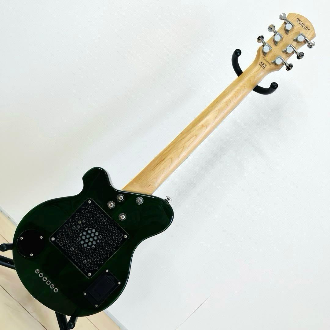 ピグノーズ　アンプギター　ショートスケール　ミニギター　PGG-200 グリーン