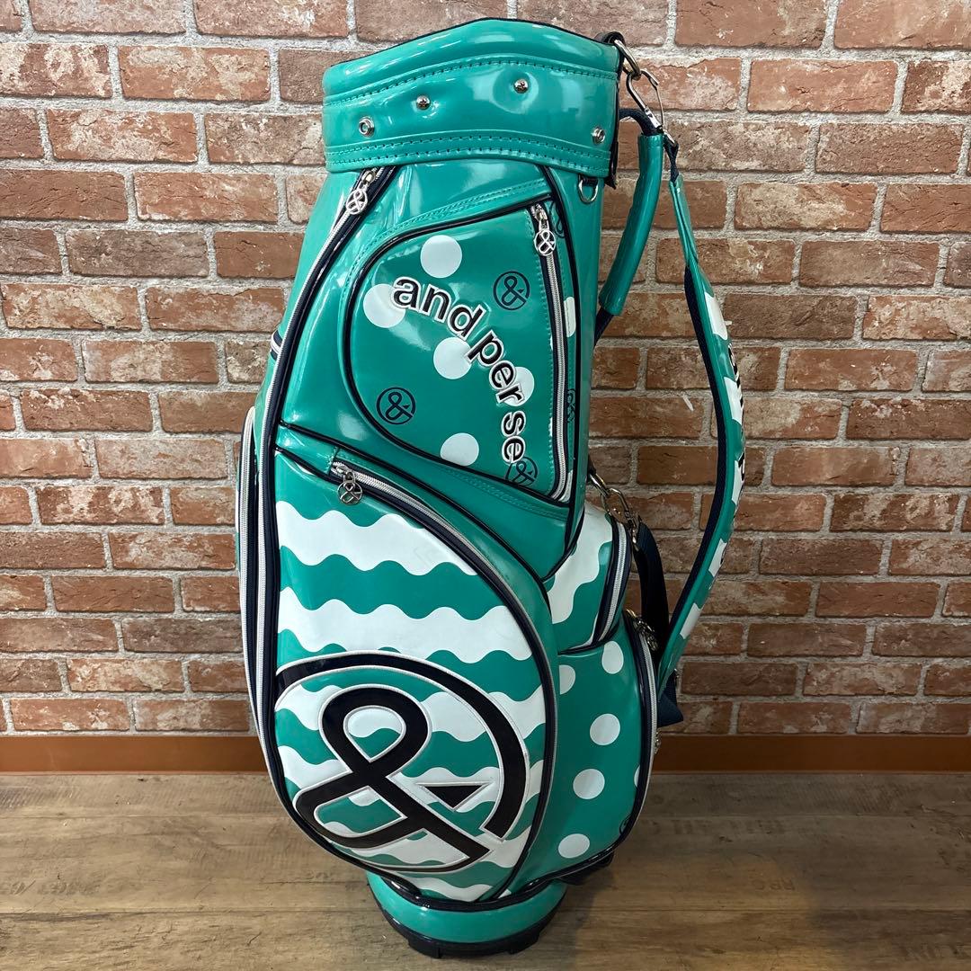 ‼️アンパスィ キャディバック エナメル グリーン‼️