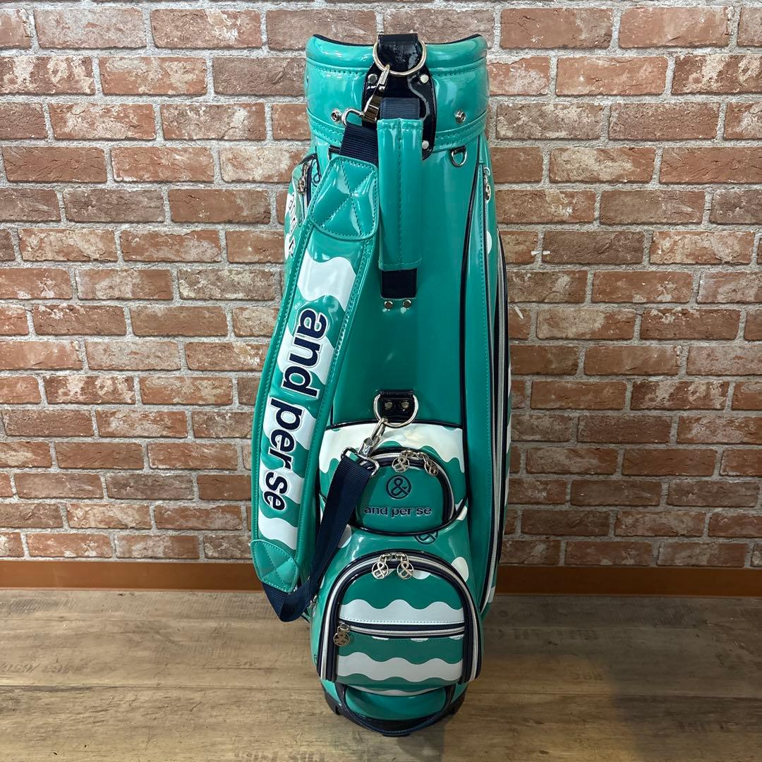 ‼️アンパスィ キャディバック エナメル グリーン‼️