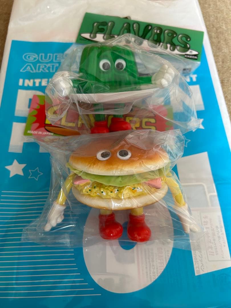 フレーバーズ　グリーンアップルゼリー　ハムレタスバーガー　セット