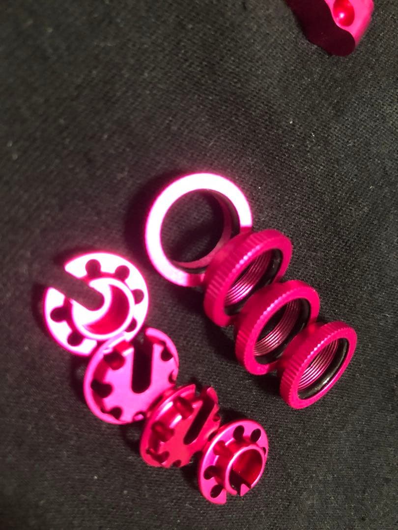 アルミパーツセット（パープル）ヨコモ　ae RC-10TC3用