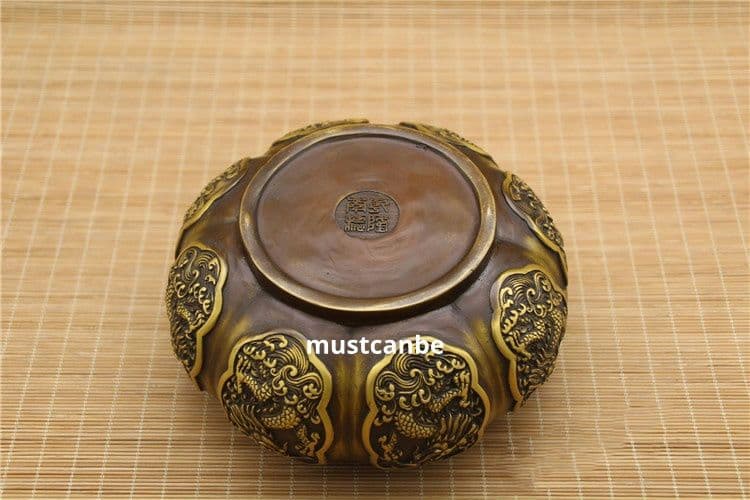 銅器 香炉 龍鳳手炉 提手炉 暖手炉香道具 工芸品 置物