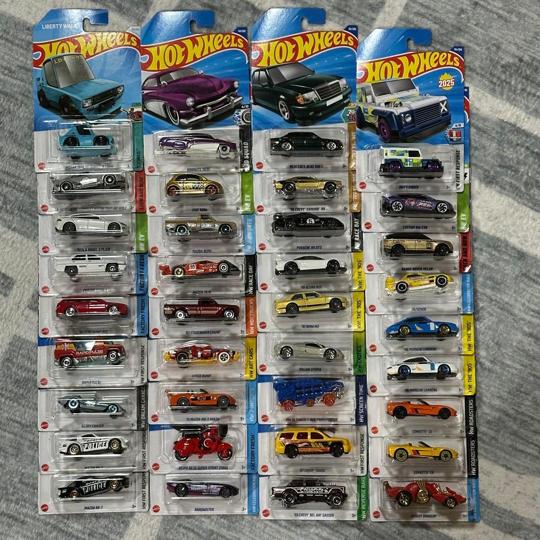 ホットウィール ベーシック 36台セット⑩ ヒロハタ マーク GT-R等
