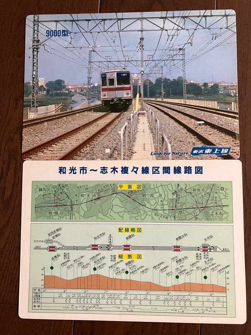 東武鉄道下敷13枚セット