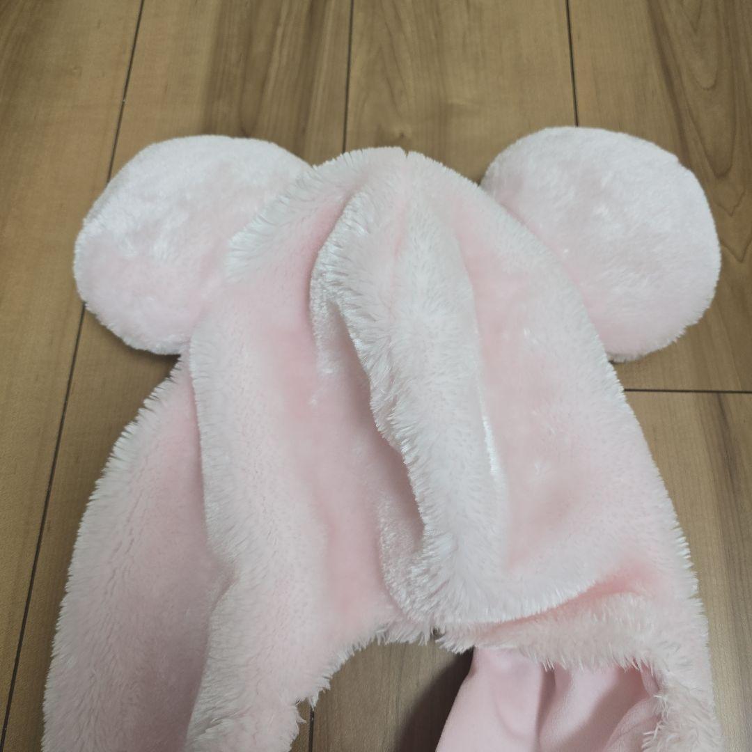 ディズニー　マフラーファンキャップ　ミニー