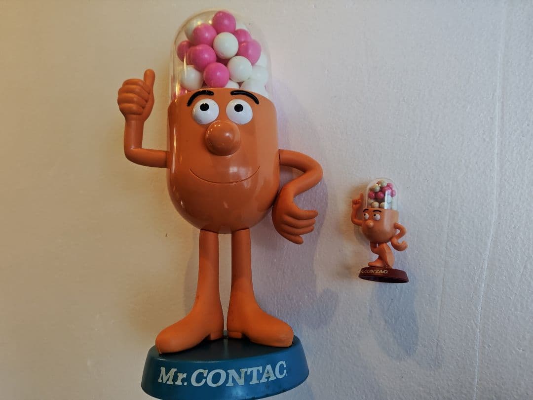 Mr. CONTAC ミスターコンタック人形「大」「小」セット　非売品