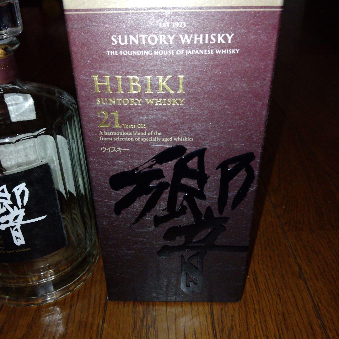 Hibiki 21 Year Old ウイスキー　空瓶　空箱