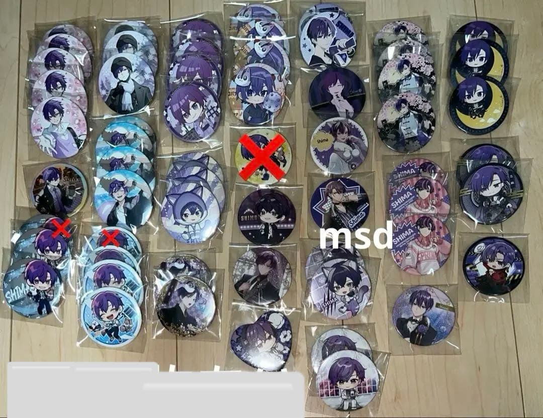 浦島坂田船 志麻 缶バッジ