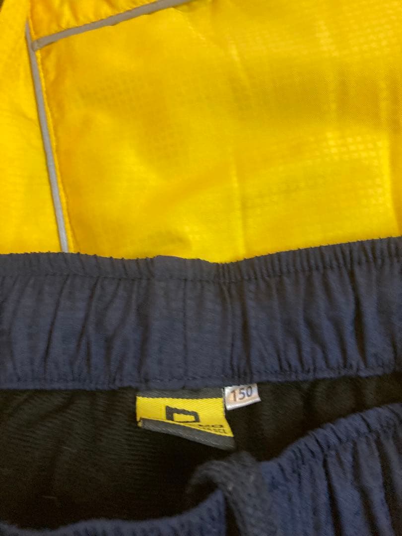 【画像追加】リベルタウィンドブレーカー・ダウンパンツ 上下セットミズノ製150