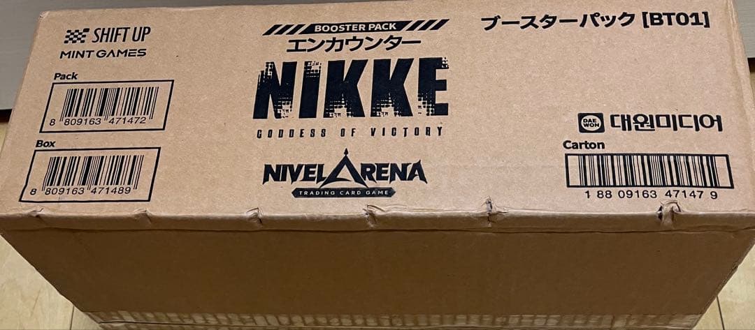 勝利の女神:NIKKE ブースターパック BT01 エンカウンター カートン