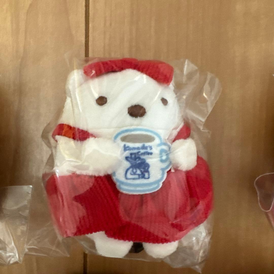 新品未開封☆すみっコぐらし×コメダ珈琲店　てのりぬいぐるみ　6つセット