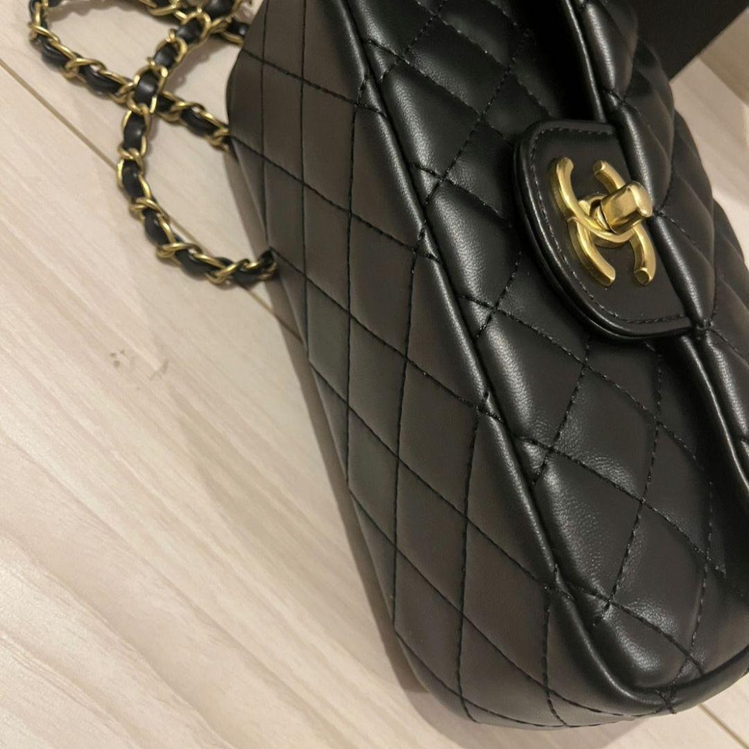 CHANEL　ノベルティ　チェーンショルダーバッグ　ブラック