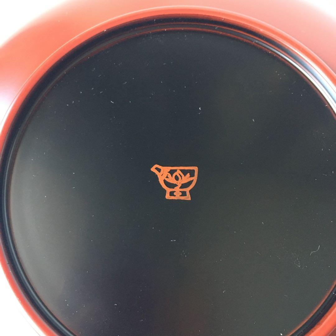 浄法寺塗　平鉢　6寸　純国産漆　安比塗漆器工房　約18㎝×約5.5㎝　新品未使用