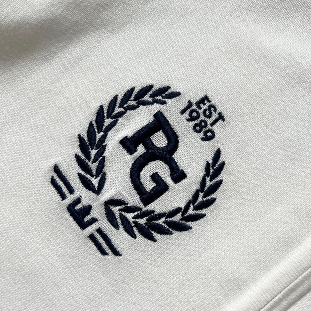 Pearly Gates パーリーゲイツ　デカロゴ　ニット　ジャケット　ホワイト