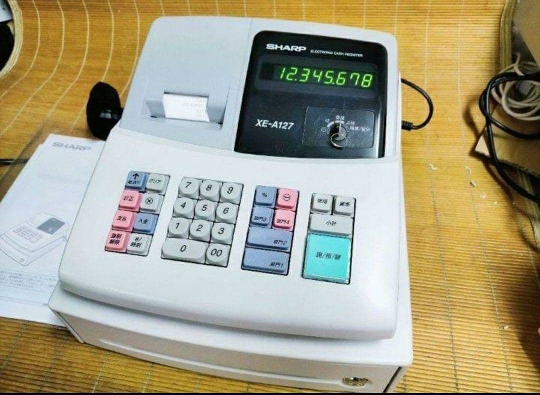 シャープレジスター　XE-A127　簡単便利特殊　送料込　147773