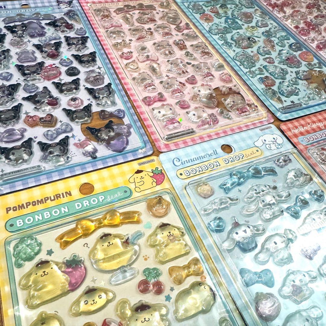 ボンボンドロップシール サンリオシリーズ 8種セット 国内正規品