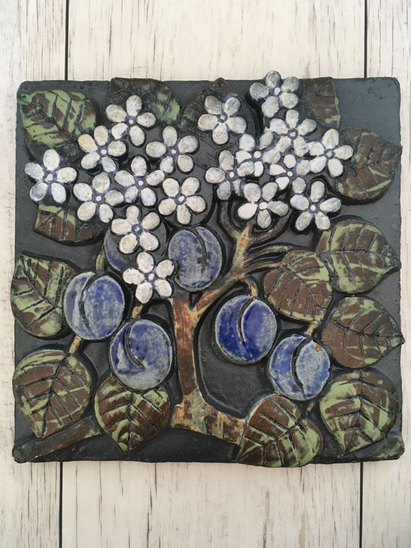 グスタフスベリ　リサラーソン　陶板　ポモナ　4枚セット