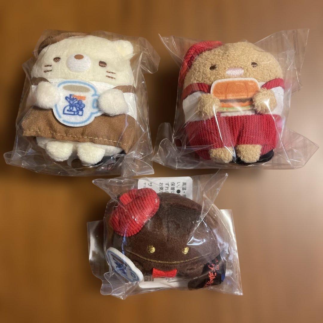 すみっコぐらし　コメダ珈琲　コラボ　てのりぬいぐるみ　7種