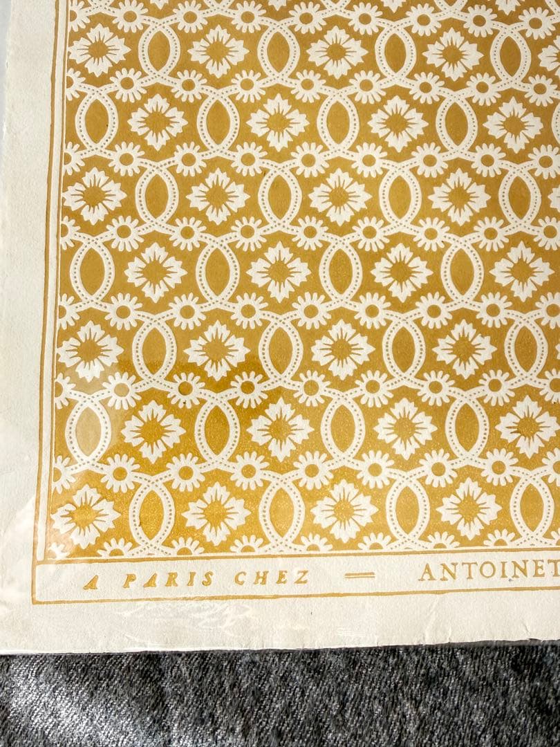 レア！アントワネットポワソン ドミノペーパー　ゴールド