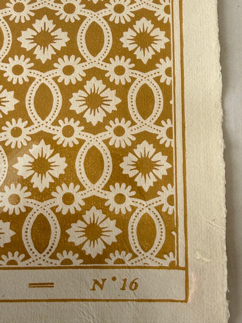 レア！アントワネットポワソン ドミノペーパー　ゴールド