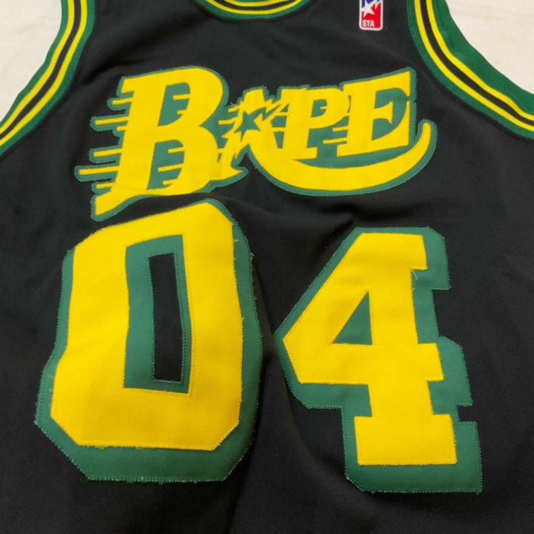 S/S A BATHING APE アベイシングエイプ バスケ タンクトップ L