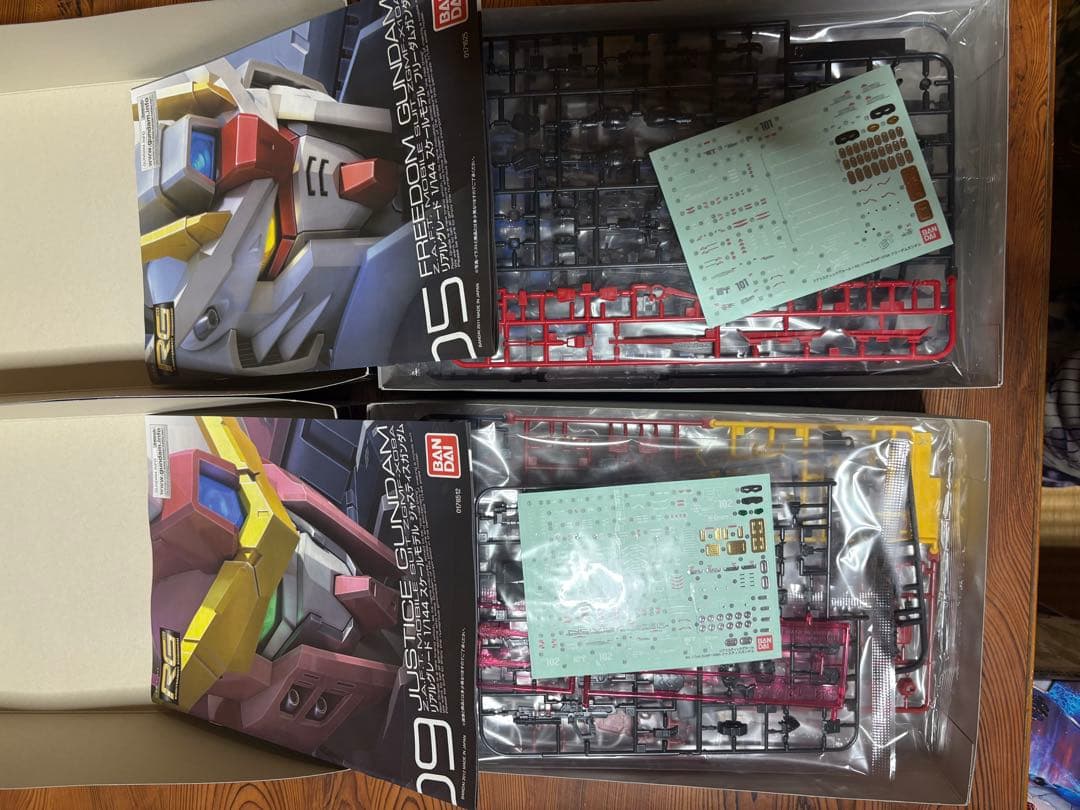 値下げ　シード　RG フリーダム & ジャスティス　セット　ガンプラ