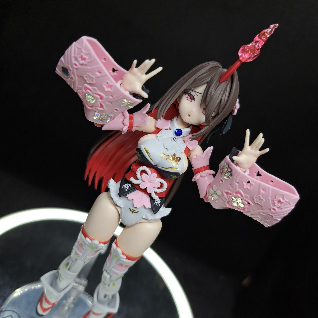 30MS 完成品　シュレミ　ガンダムウイングゼロ炎　スタンド付