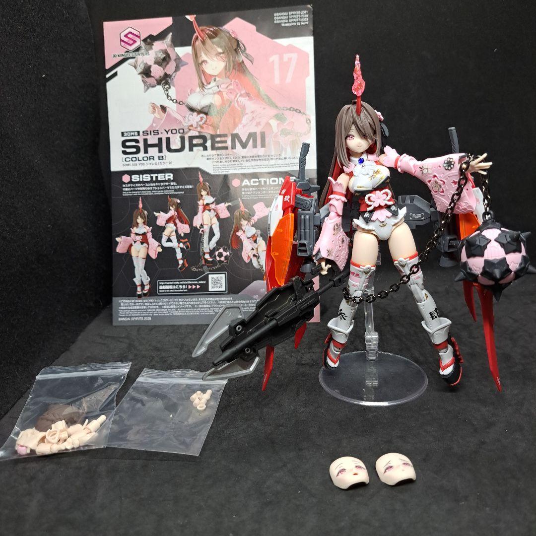 30MS 完成品　シュレミ　ガンダムウイングゼロ炎　スタンド付