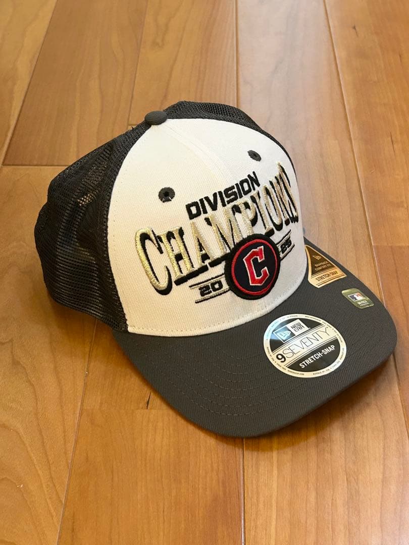 新品 ガーディアンズ ニューエラ9SEVENTYア・リーグ中地区優勝記念キャップ