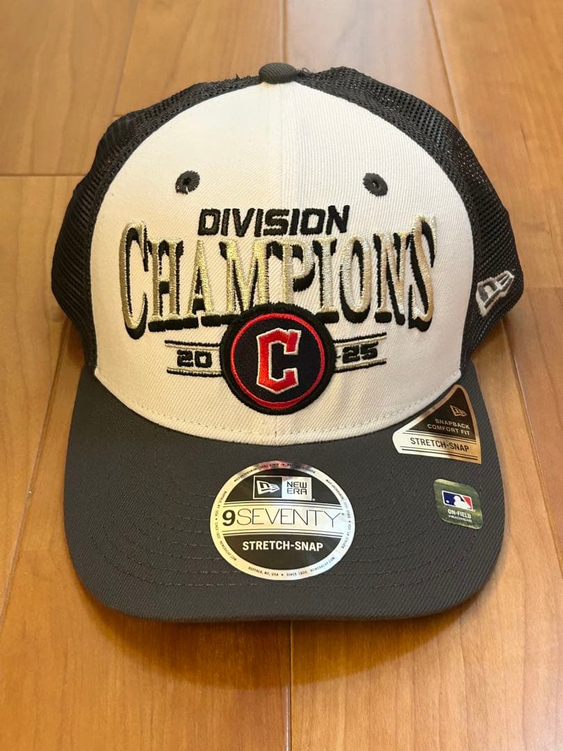 新品 ガーディアンズ ニューエラ9SEVENTYア・リーグ中地区優勝記念キャップ