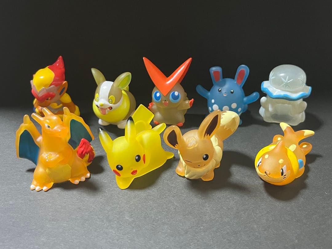 ポケモン指人形クリアVer. 9点セット