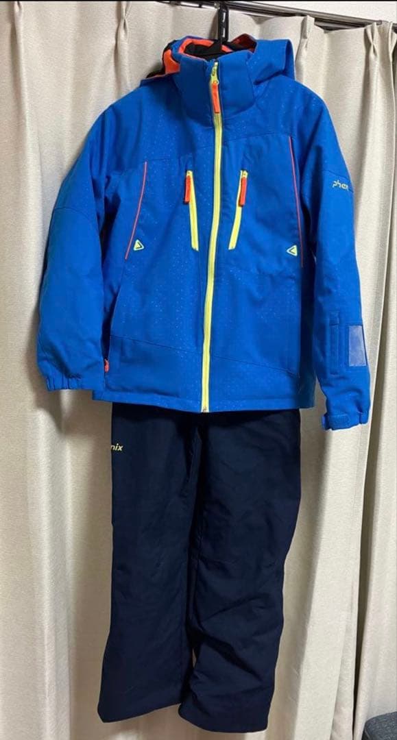 phenix 子ども用スキーウェア 青130 140 150 上下セット