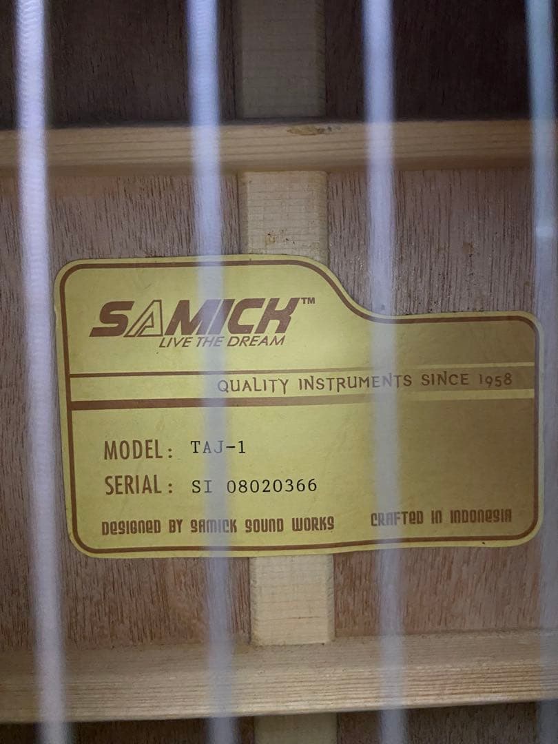 Samick TAJ-1 アコースティックギター
