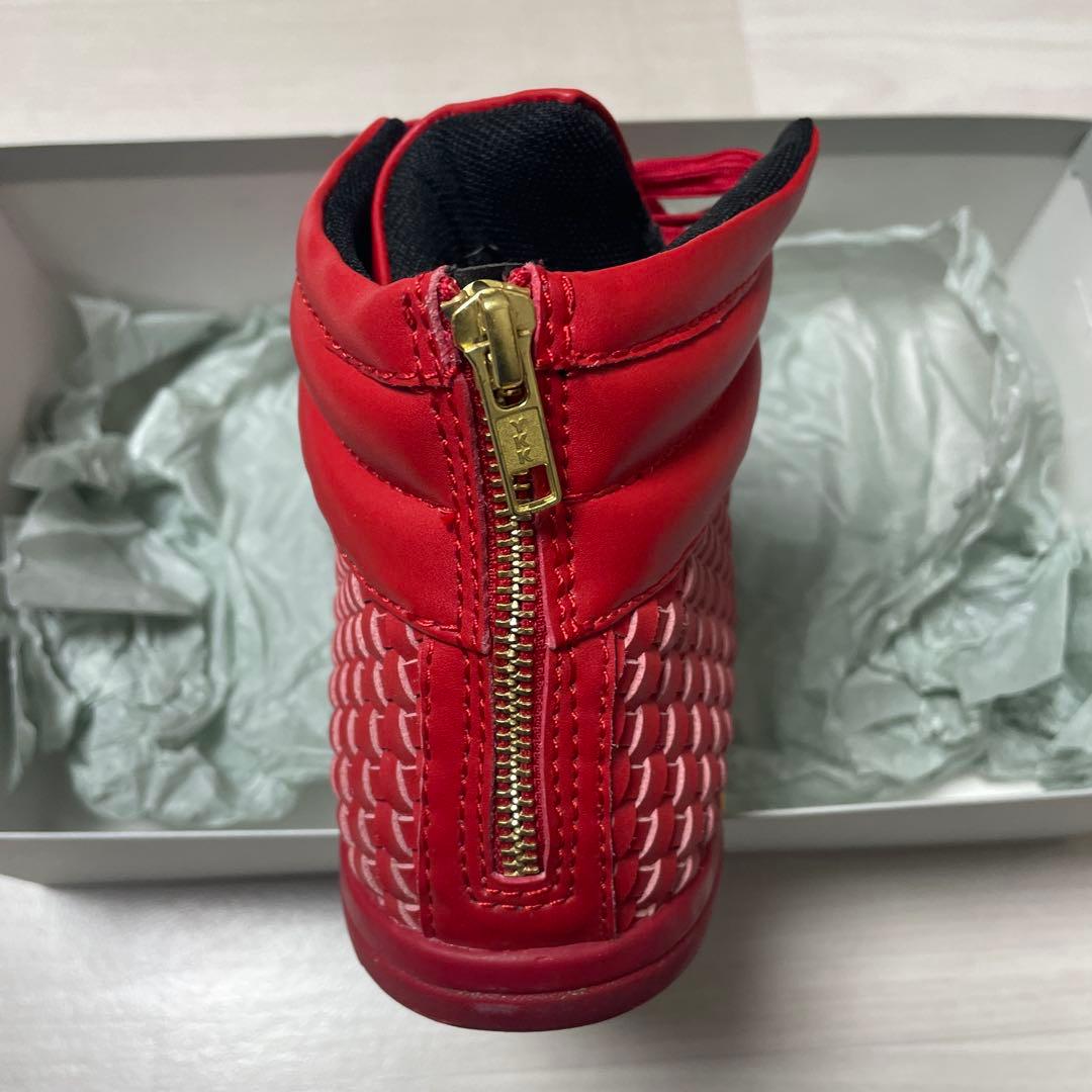 Heal Creek ヒールクリーク レッド ハイカットスニーカー 35