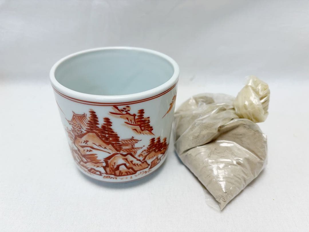 ほぼ未使用 茶道具 指物師 大崎雄斎作 鵬雲斎好写 桑 桐透 手付莨盆セット共箱