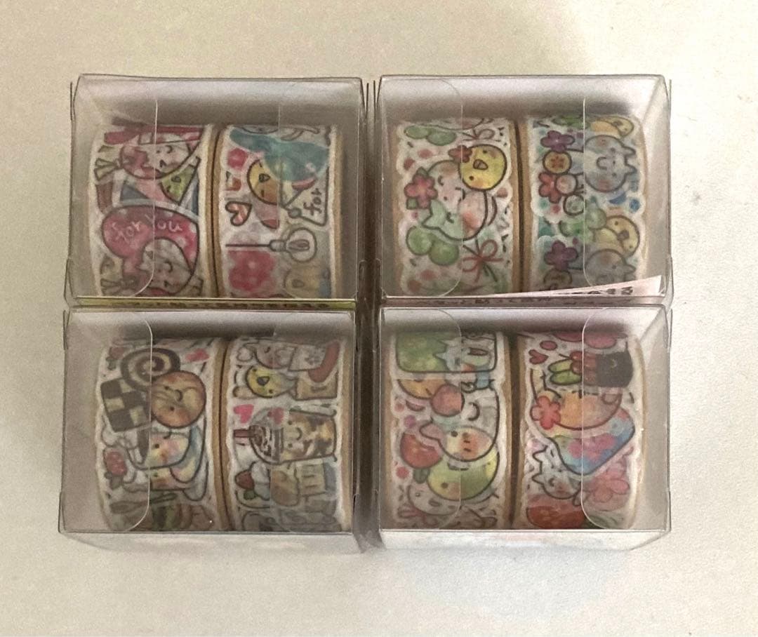 honobono ダイカットマスキングテープ 4種類セット