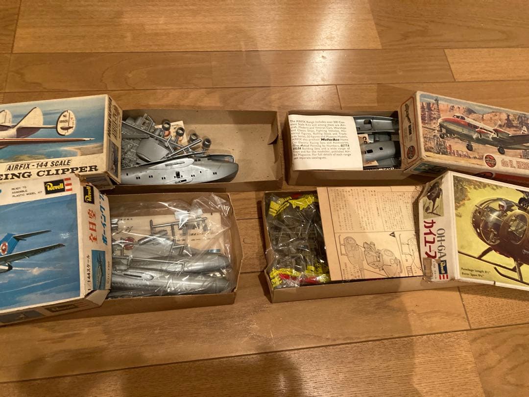 レベル プラモデル 14個セット 戦闘機 全日空 未組立