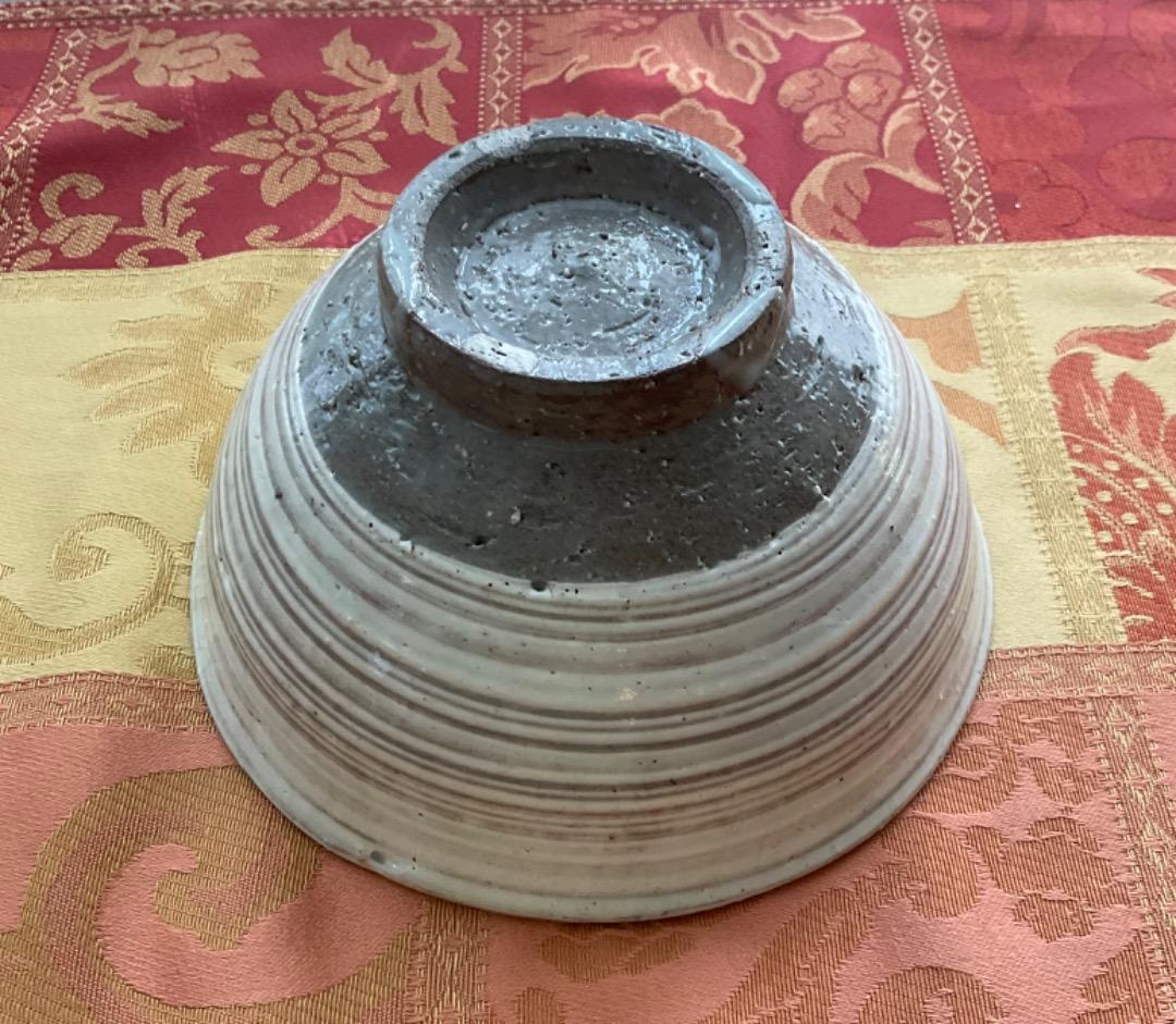 三島手　碗(大) 美しい白象嵌　金海窯