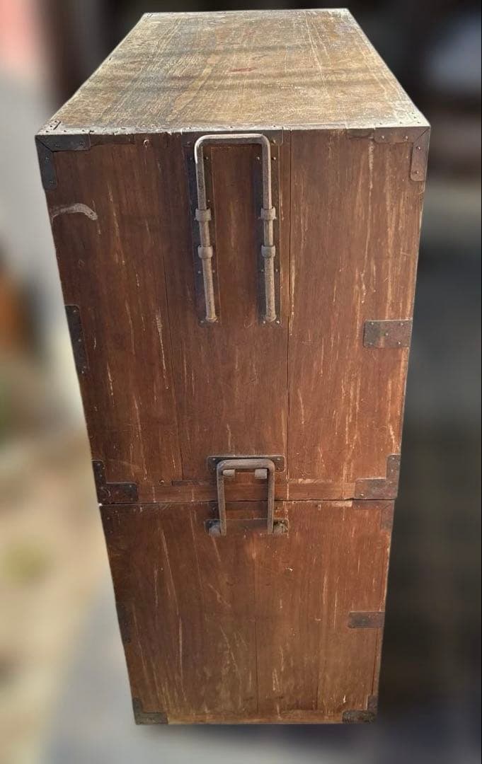 装飾金具　レア　時代物　引出し　箪笥