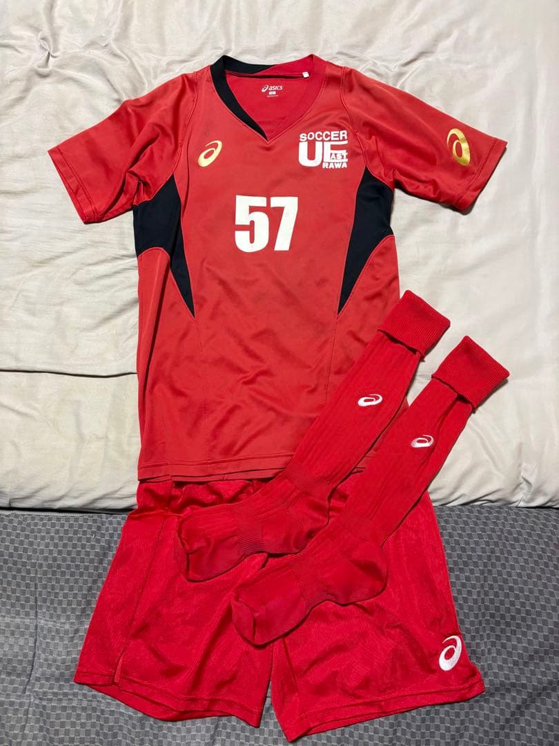 浦和東高校サッカー部　公式戦ユニフォーム M ホーム&アウェー