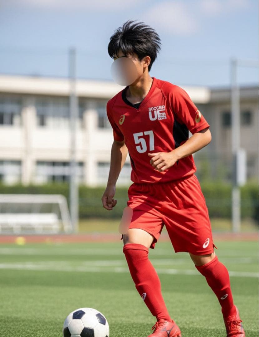 浦和東高校サッカー部　公式戦ユニフォーム M ホーム&アウェー