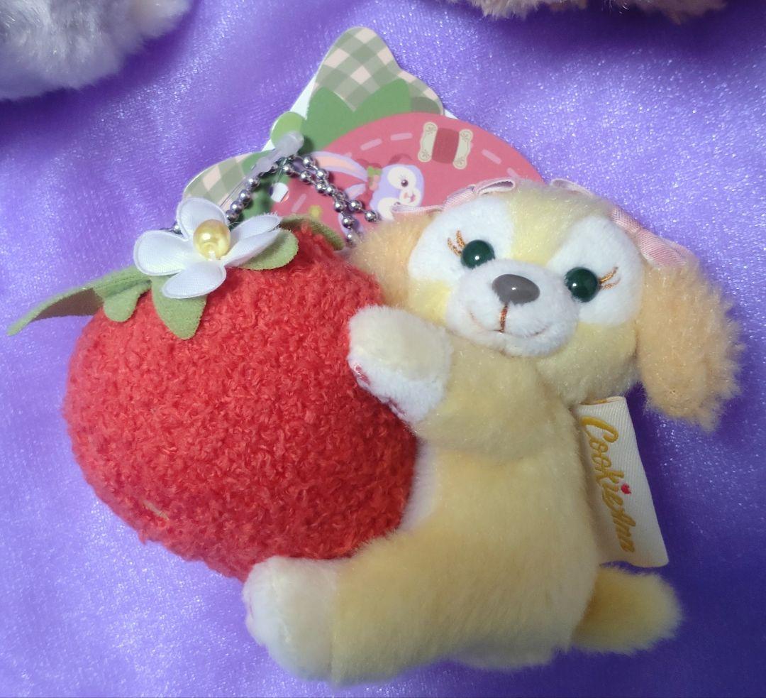 ダッフィー☆ハートフェルトストロベリーギフト☆ぬいぐるみ7点セット☆新品タグ付き