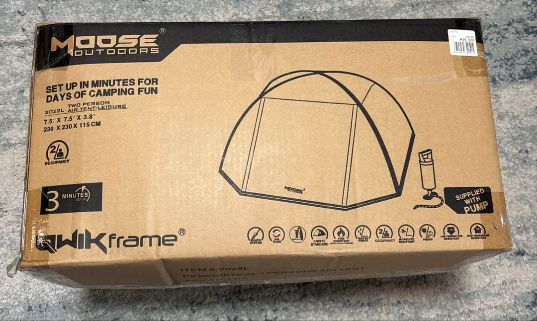 ogawaエアーフレームテントムース